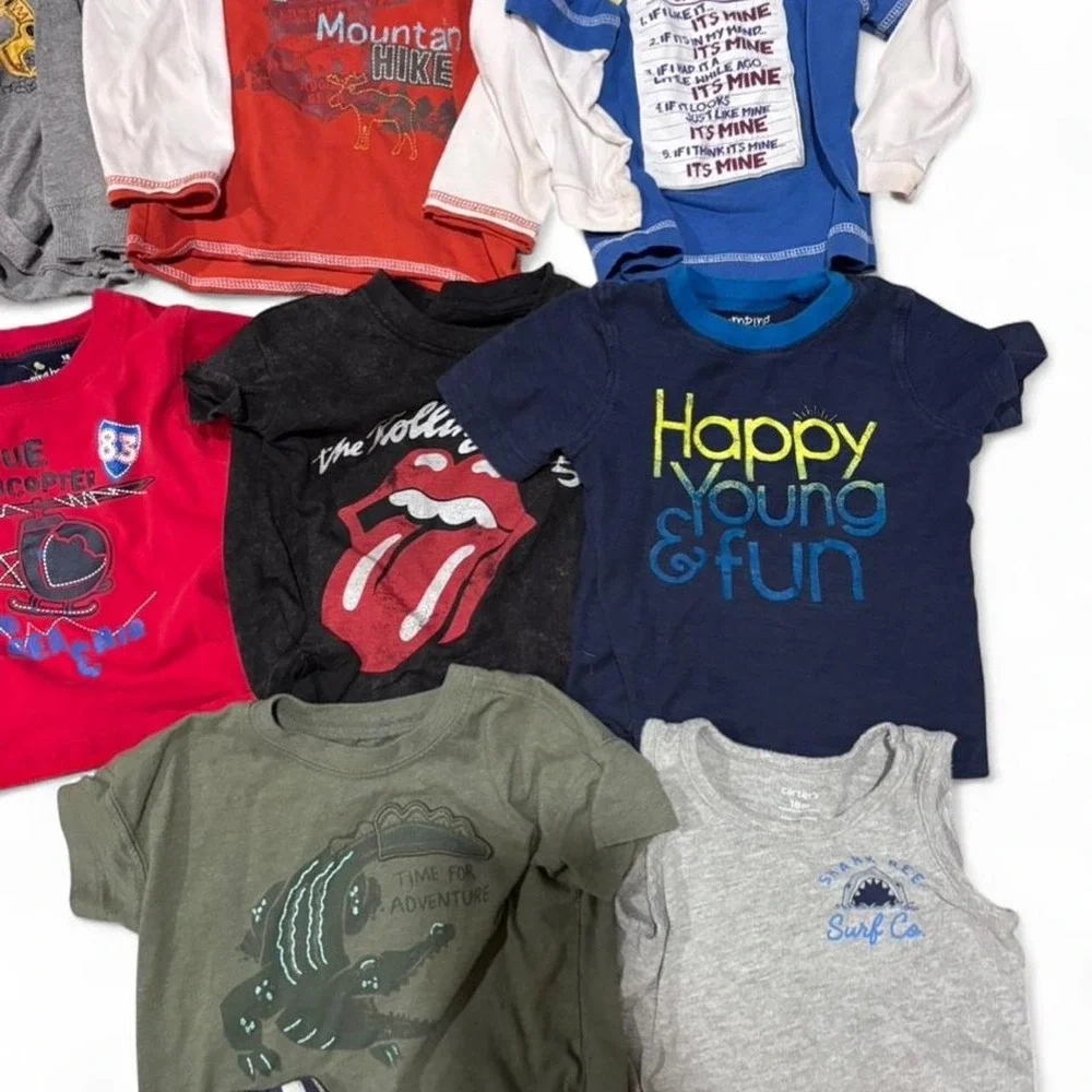 13 piece SIZE 18 MONTHS toddler boys bundle